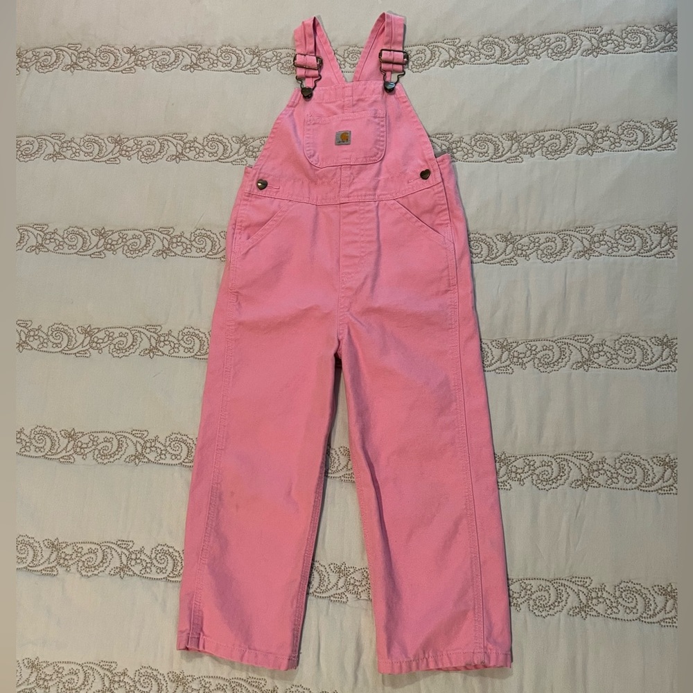 Carhartt Girls Pink Overalls